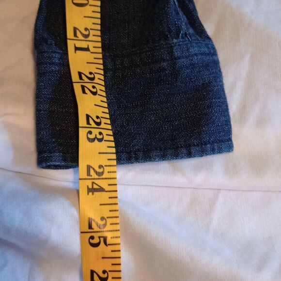 Lauren Jeans Co Ralph Lauren Women's Denim Button Front L Dark Wash 100% Cotton - Picture 9 of 9